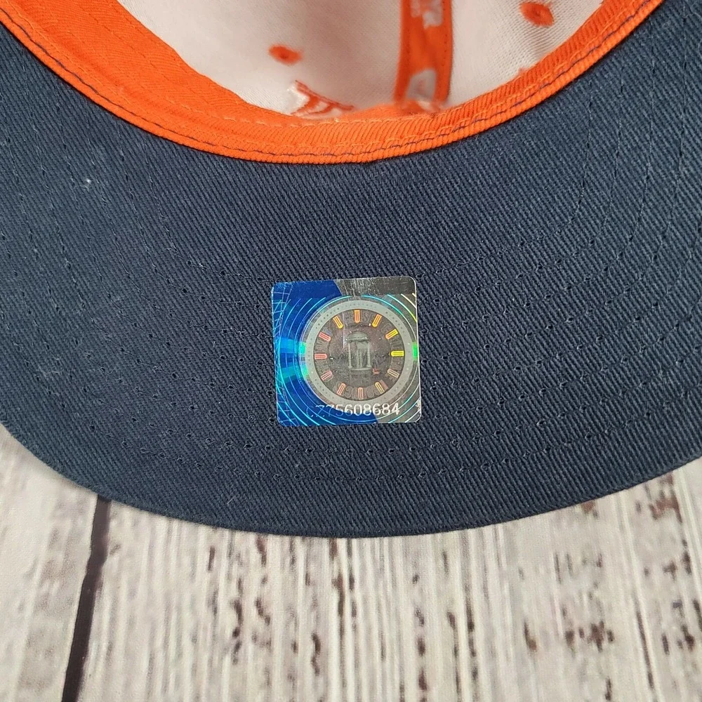 Auburn Ncaa‎ Kids Zephyr Blue Orange Adjustable Mesh Snapback Cap Hat